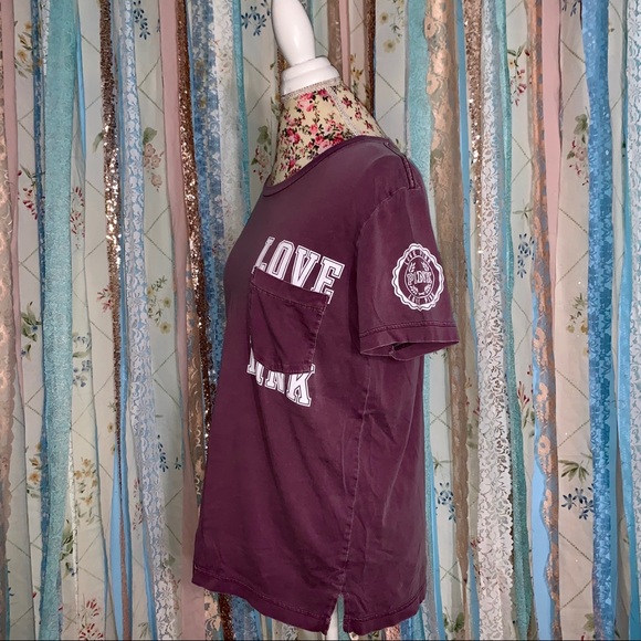 Victoria’s Secret LOVE PINK Oversized Tee Small - Picture 2 of 4